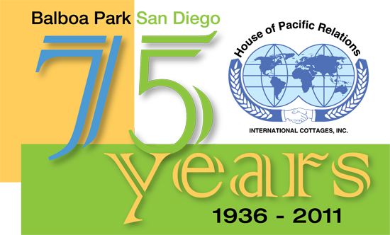 75 Years Anniversary Logo | House of Pacific Relations International Cottages