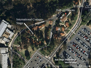 Area Map for 75th Anniversay Celebrations